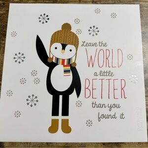 Cuddle + Kind Everest’s “Leave the World a little better…” Art Print 10”x10” New